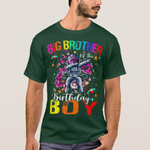 Big Brother Of The Birthday Boy Astronaut Boy Spac T-Shirt