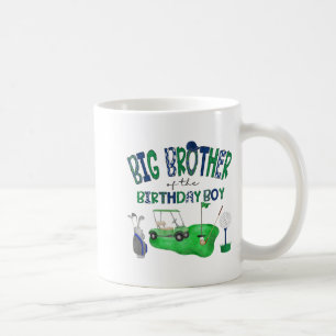 Big brother of the birthday boy golf hole in one coffee mug