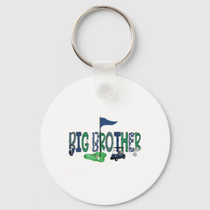 Big Brother Of The Birthday Boy Hole In One Golf M Key Ring