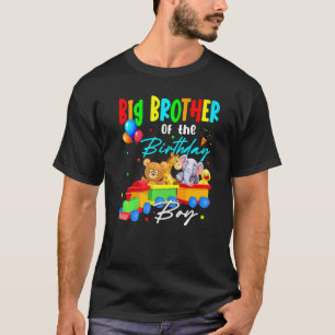 Big Brother Of The Birthday Boys Train Family Safa T-Shirt