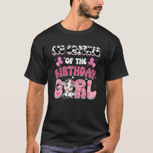 Big Brother Of The Birthday Girl Cow Farm Family 1 T-Shirt