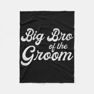 Big Brother Of The Groom Shirts For Men Boys1  Fleece Blanket