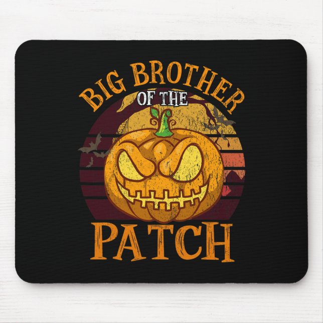 Big Brother Of The Patch Family Group Halloween  Mouse Pad (Front)