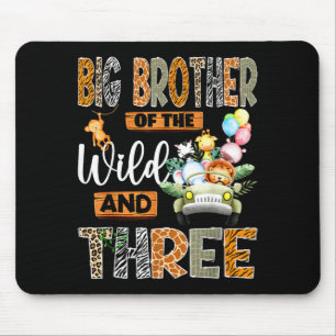 Big Brother Of The Wild And Three 3rd Birthday Boy Mouse Pad