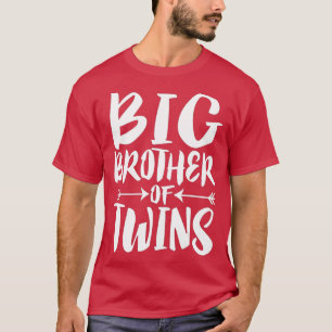Big Brother Of Twins New Brother Sibling  T-Shirt