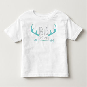 Big Brother, Older Brother, Deer Antlers, Arrow Toddler T-Shirt