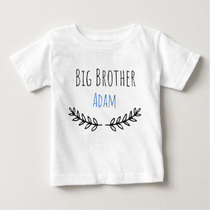 Big brother Personalized  name Baby T-Shirt