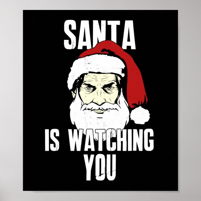 Big Brother Santa Claus Is Watching You Poster (Front)