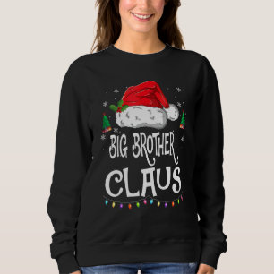 Big Brother Santa Claus Matching Family Christmas  Sweatshirt