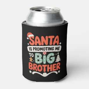 Big Brother Santa Hat Christmas Announcement Xmas Can Cooler