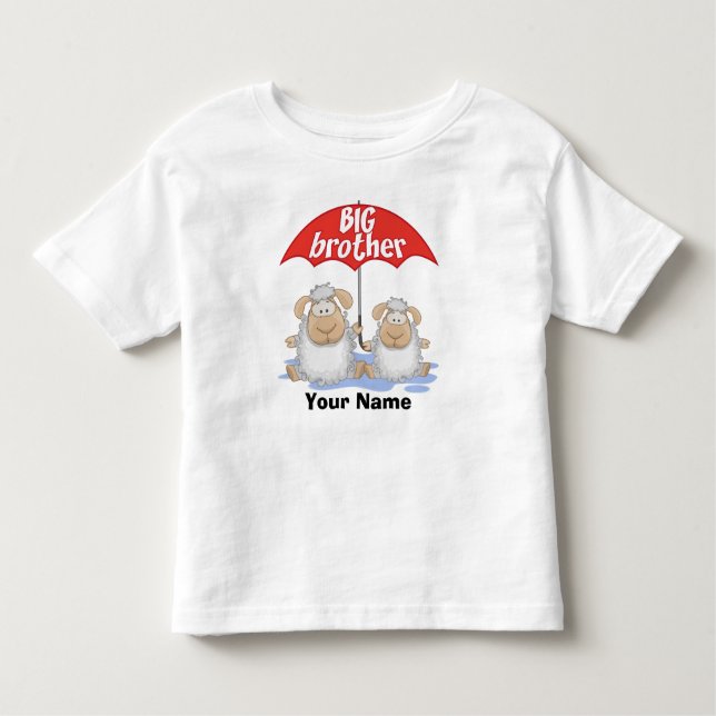 Big Brother Sheep Toddler T-Shirt (Front)
