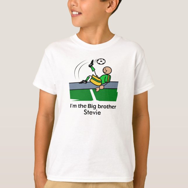 Big brother soccer template T-Shirt (Front)