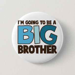 big brother t-shirt 6 cm round badge