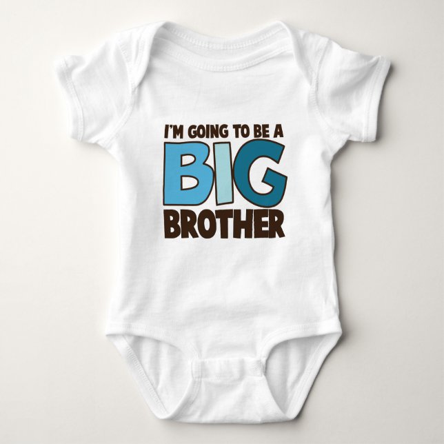 big brother t-shirt baby bodysuit (Front)