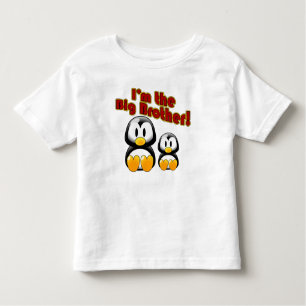 Big Brother T-Shirt, Cute Penguins Toddler T-Shirt