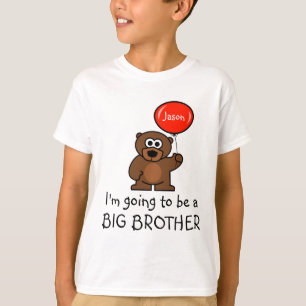 Big brother t shirt for sibling   Toy teddy bear