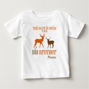 Big Brother To Be Deer Personalised T-shirt