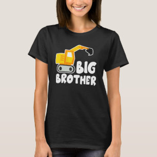 Big Brother Tractor Toddler Excavator Cute T-Shirt