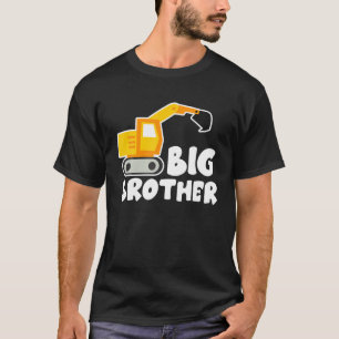 Big Brother Tractor Toddler Excavator Cute T-Shirt