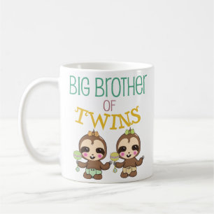 Big Brother Twins Coffee Mug Pregnancy Reveal Gift