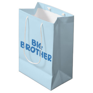 Big Brother Typography Modren Text Medium Gift Bag