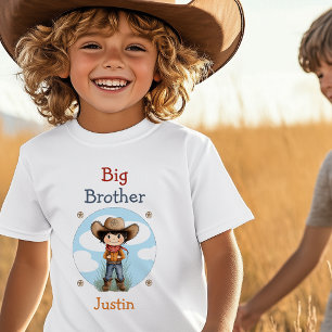 Big Brother Western Cowboy Personalised T-Shirt