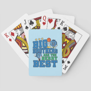 Big Brothers are the Berry Best - Blueberry Pun Playing Cards