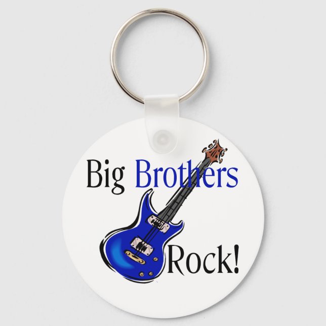 Big Brothers ROCK! Key Ring (Front)