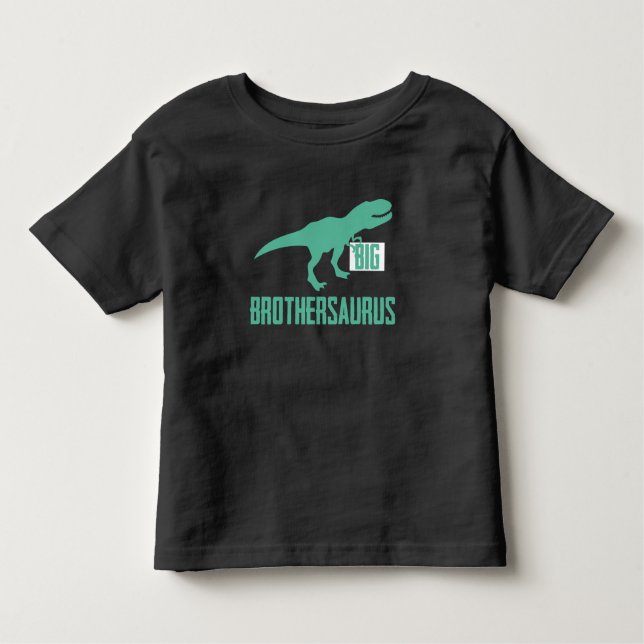 Big Brothersaurus Big Brother Announcement Dino Toddler T-Shirt (Front)