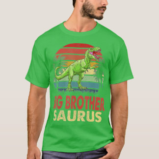 Big Brothersaurus T Rex Dinosaur Big Brother Sauru T-Shirt