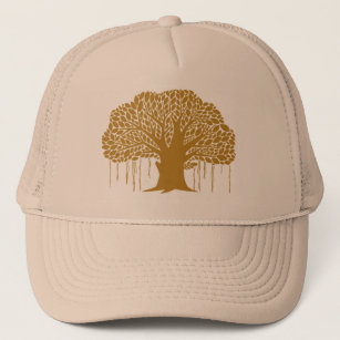 Big Brown Banyan Tree Trucker Hat