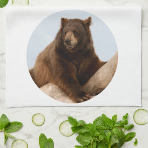 Big Brown Bear Tea Towel