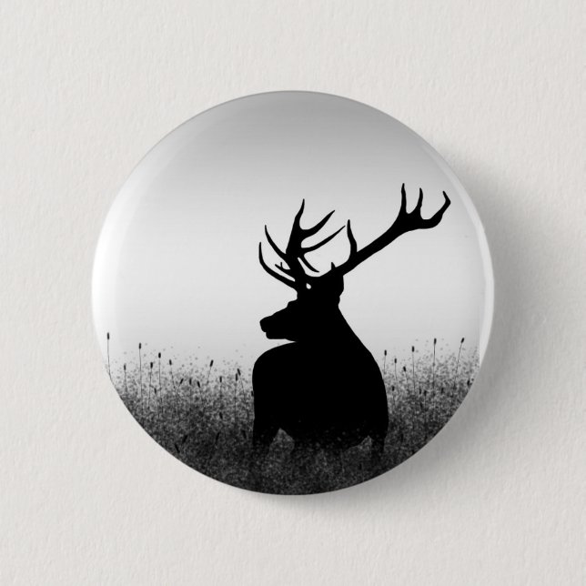 Big Buck 6 Cm Round Badge (Front)