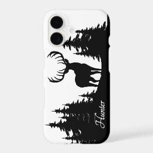 Big Buck Among Pine Trees Vector Personal Name