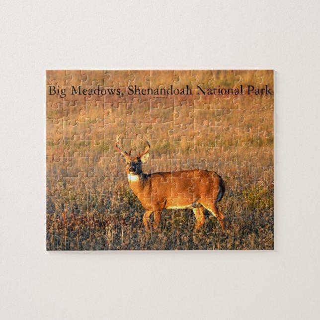 Big Buck, Big Meadows, Shenandoah National Park Jigsaw Puzzle (Horizontal)