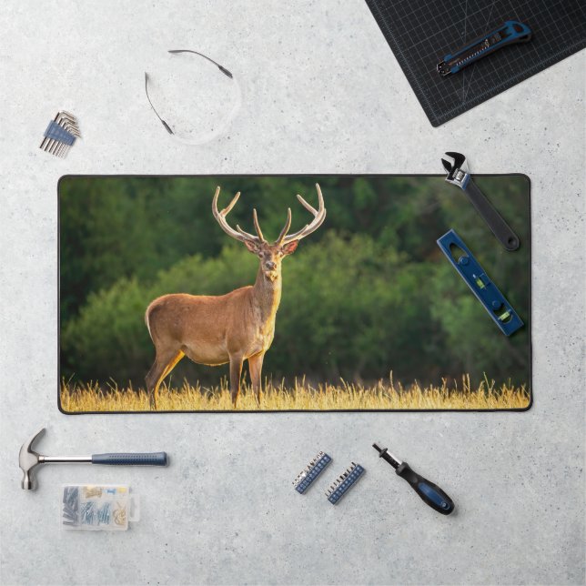 Big Buck Deer Desk Mat (Workstation)