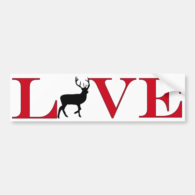 Big Buck Lover Bumpersticker Bumper Sticker (Front)