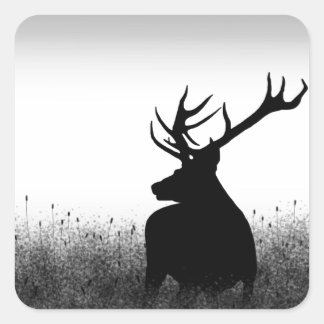 Big Buck Square Sticker