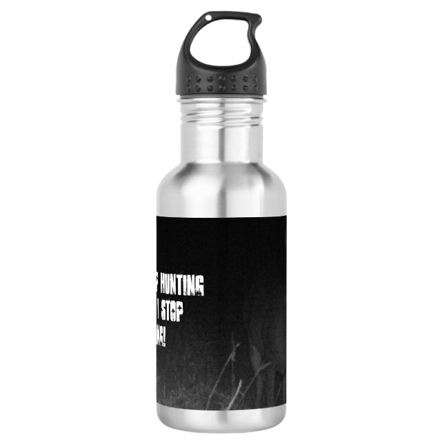 Big Buck Stainless Steel Water Bottle (Front)