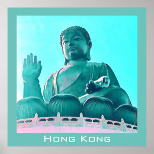 Big Buddha Hong Kong Lantau travel wall decor