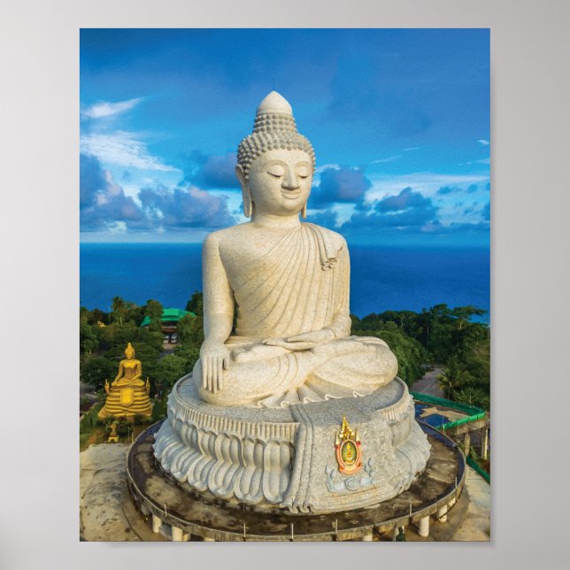 Big Buddha Statue at Sea Poster (Front)