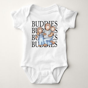 Big Buddy Little Buddy New Sibling Baby Bodysuit