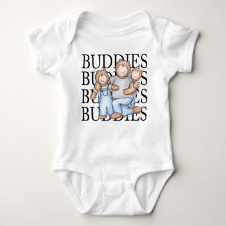 Big Buddy Little Buddy New Sibling Baby Bodysuit