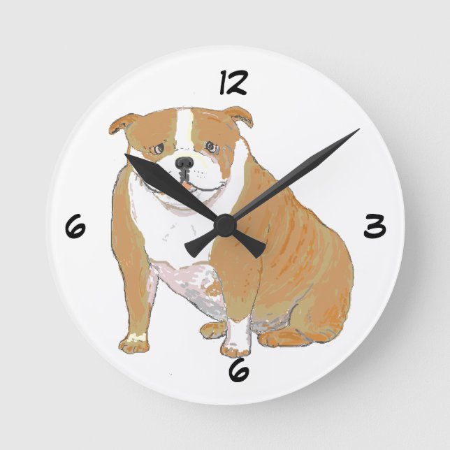 Big Bulldog on Clocks and multiple Products (Front)