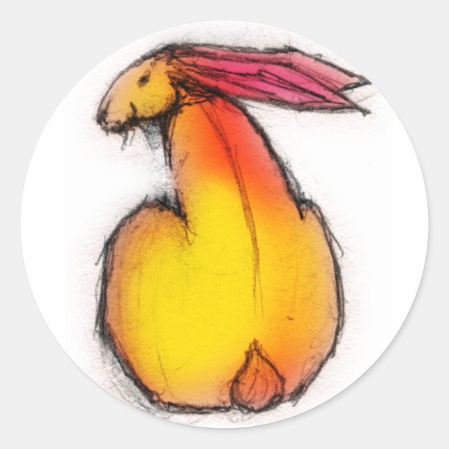 Big Bun Classic Round Sticker (Front)