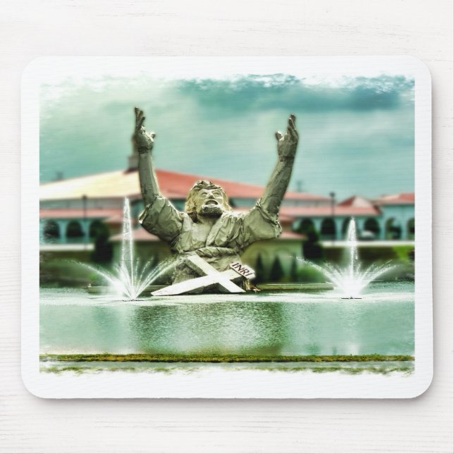 Big Butter Jesus  Touchdown Jesus Mouse Pad (Front)