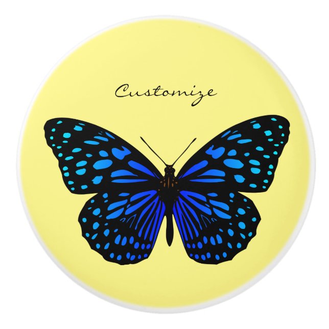 Big Butterfly Thunder_Cove Ceramic Knob (Front)