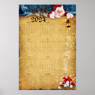 Big Calendar 2024 Poster