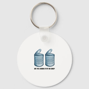 Big Cans S Breast Humor Unhinged Funny Emrring Air Key Ring