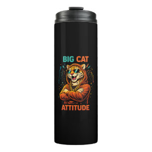 Big Cat Attitude Thermal Tumbler